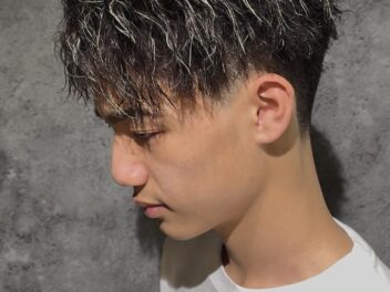 メンズ　メッシュ　ツイスパ