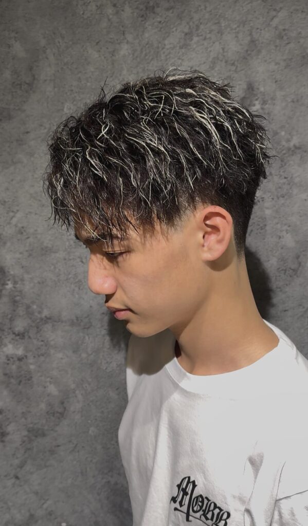 メンズ メッシュ ツイスパ