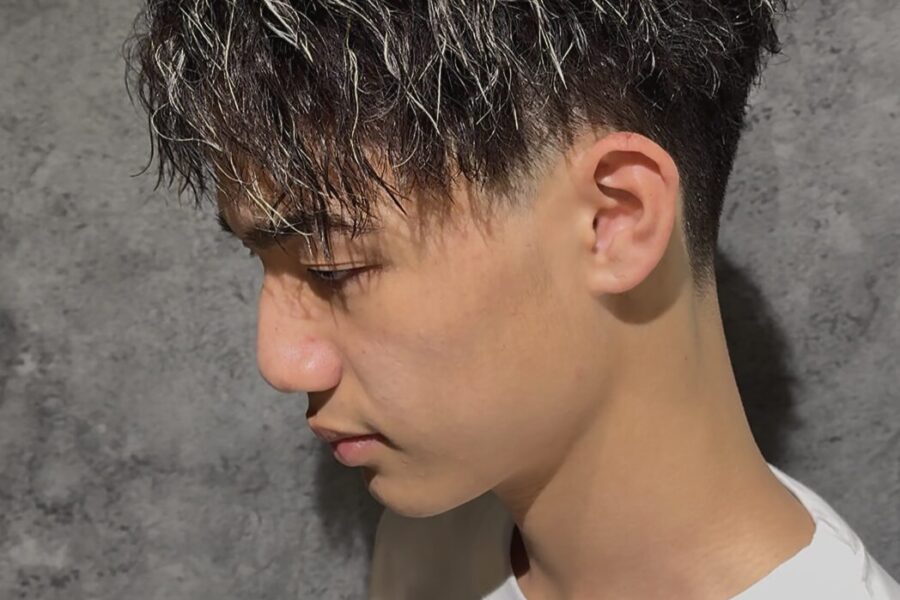 メンズ メッシュ ツイスパ