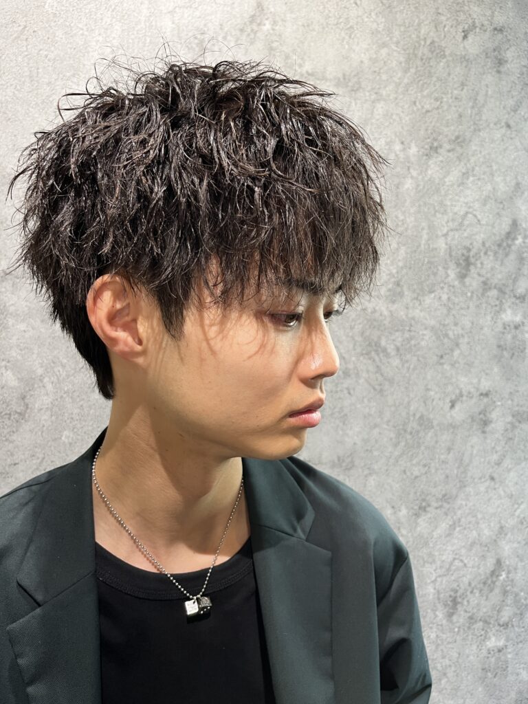 ツイスパ メンズ パーマ