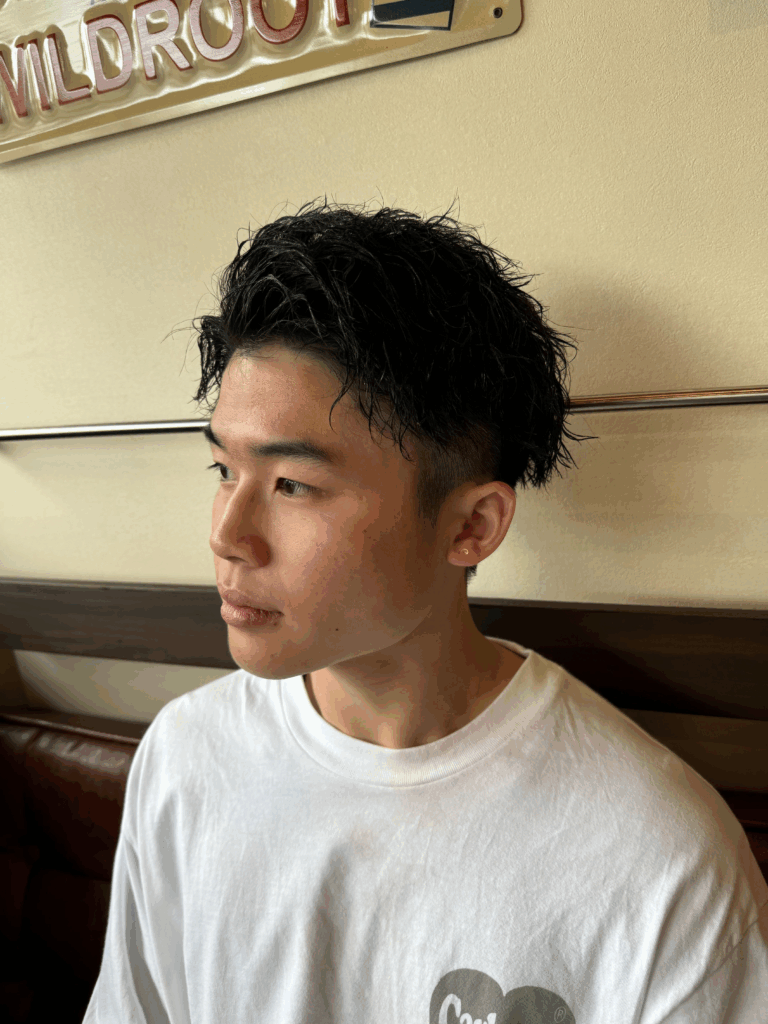 ツイスパ　ツイストスパイラル　メンズ　パーマ　DoEN　大阪　の画像
