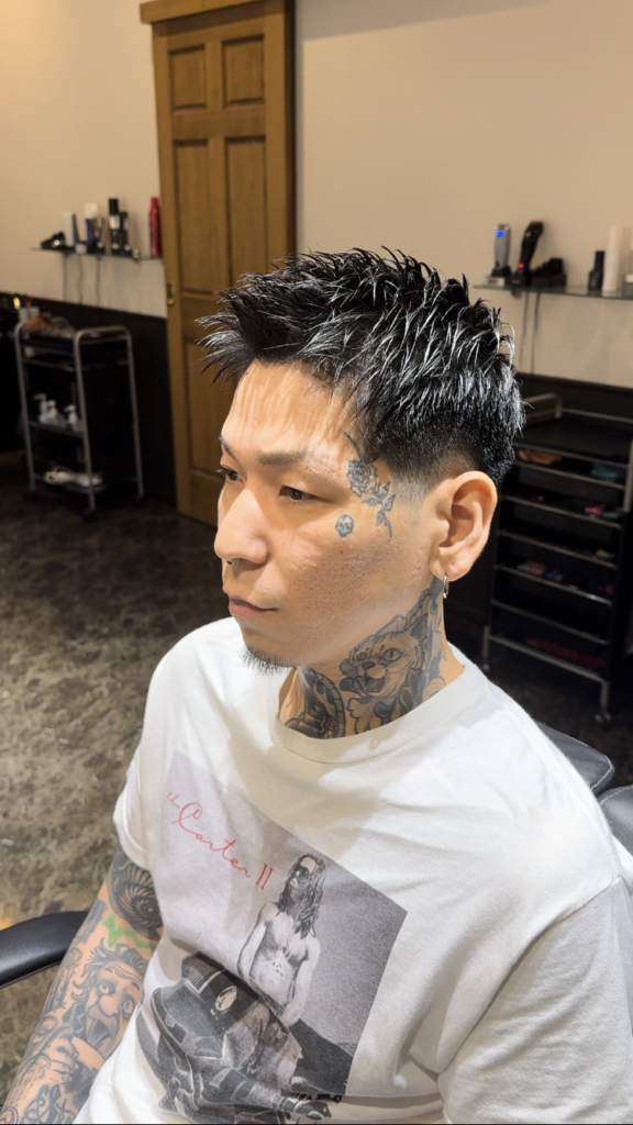 メンズ　フェード　ローフェード　DoEN　大阪　の画像