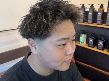 ツイスト、ショート、フェード