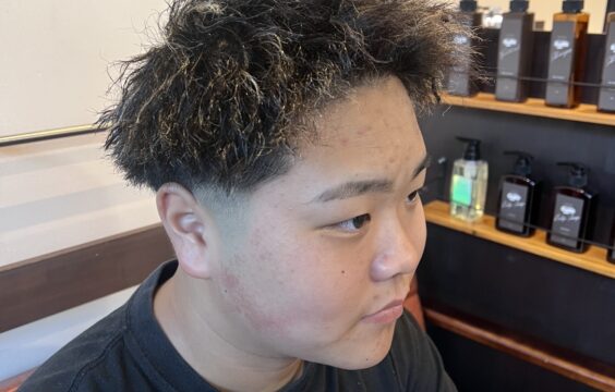 ツイスト、ショート、フェード