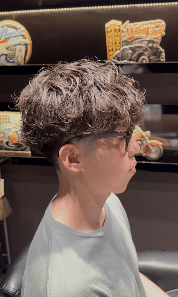 メンズパーマ メンズカラー 理容室 メンズ理容室 メンズカット シェービング 顔剃り シャドウパーマ