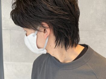 マレットヘア　ウルフヘア　メンズカット