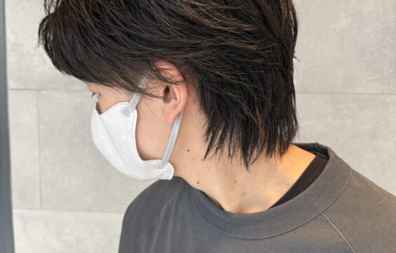 マレットヘア　ウルフヘア　メンズカット