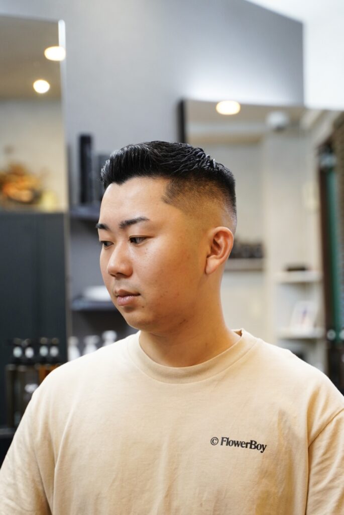 フェード　短髪　メンズショート　フェードカット　ビジネス