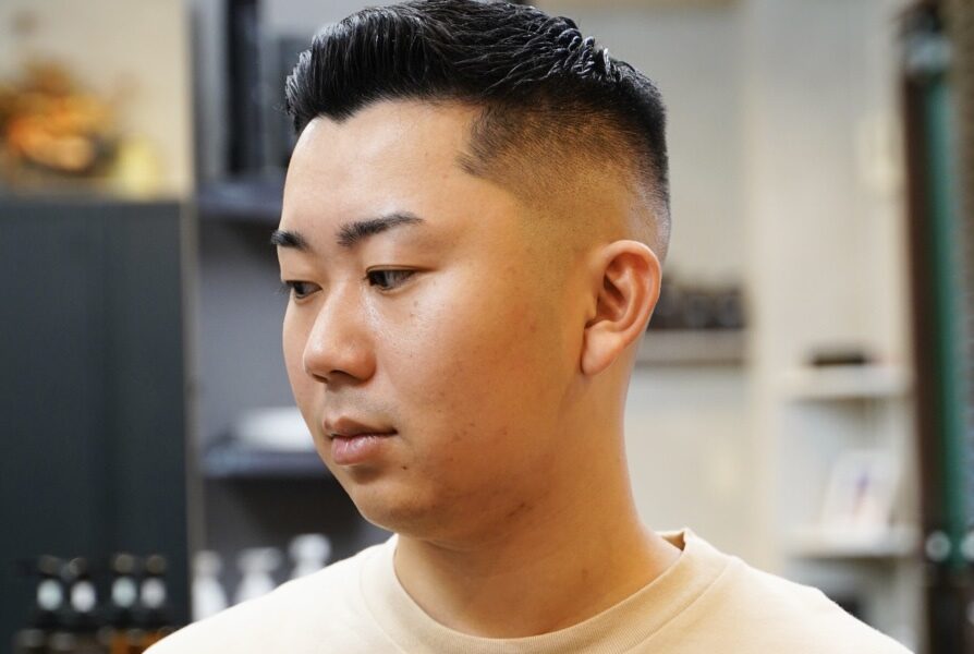 フェード　短髪　メンズショート　フェードカット ハイフェード