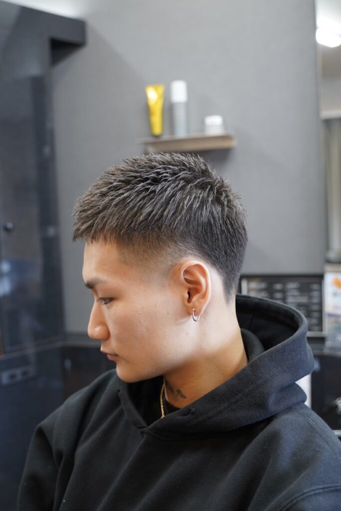 フェード 短髪 メンズショート フェードカット ビジネス