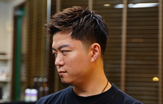 フェード　短髪　メンズショート　フェードカット