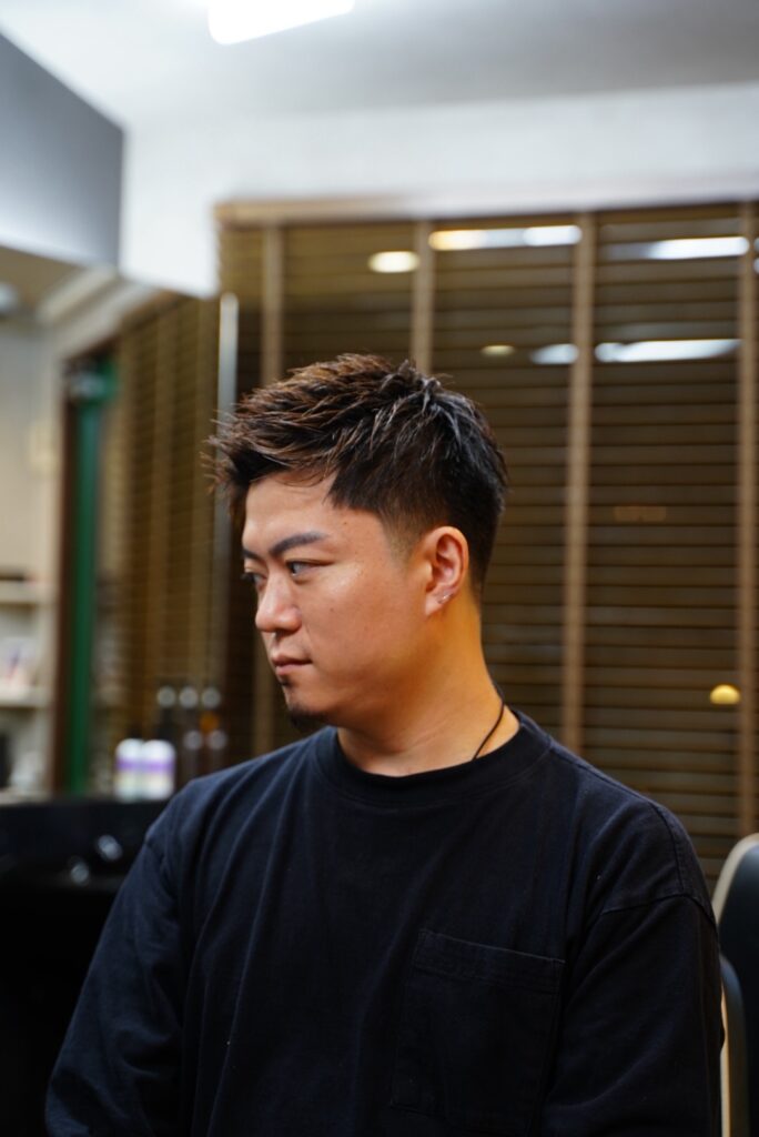 フェード　短髪　メンズショート　フェードカット　ビジネス