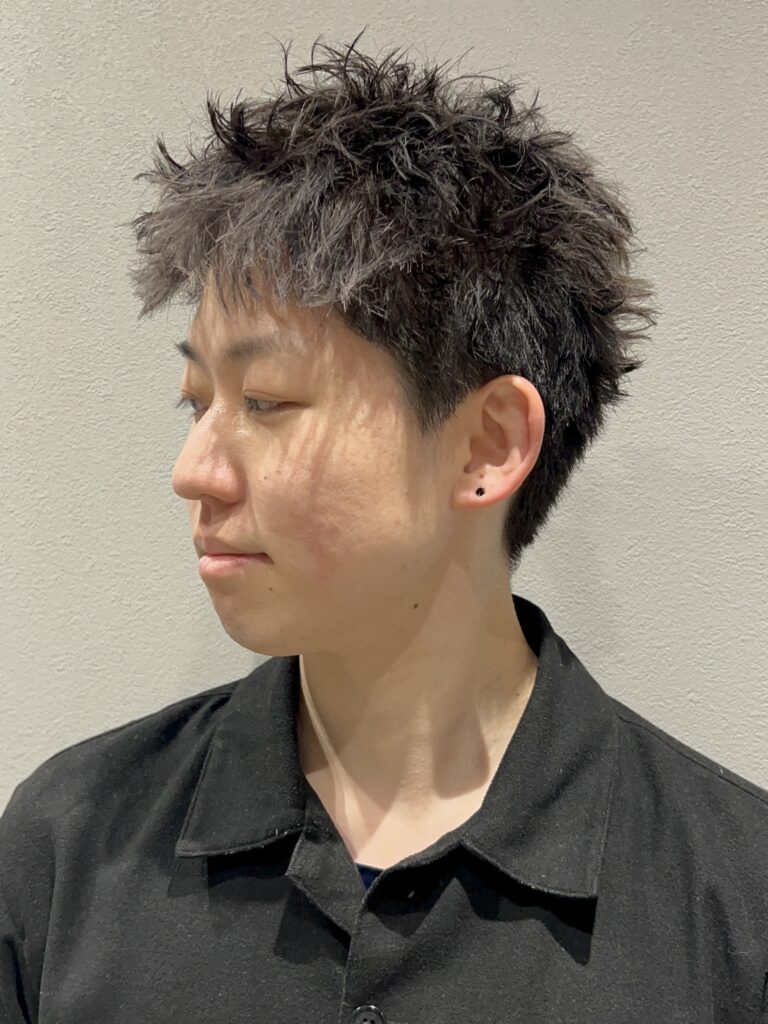 スパイキーショート　ツイスパ　メンズ