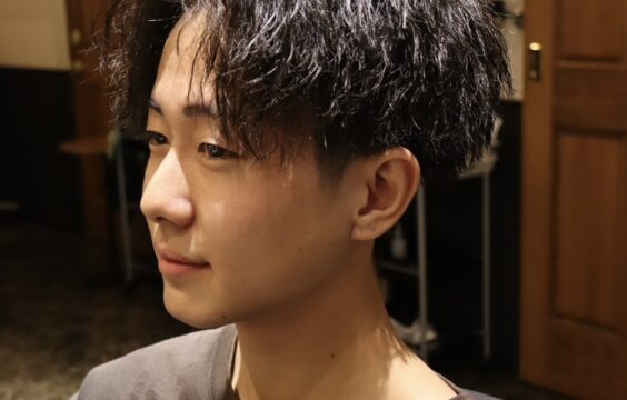 センターパート　ツイスパ