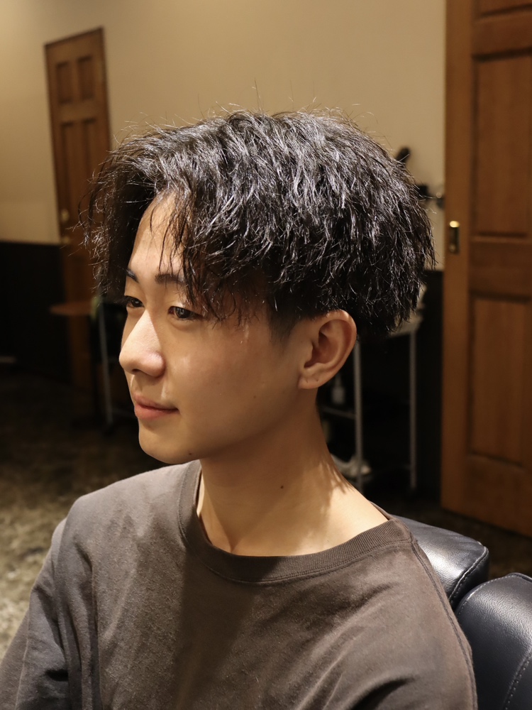 センターパート ツイスパ