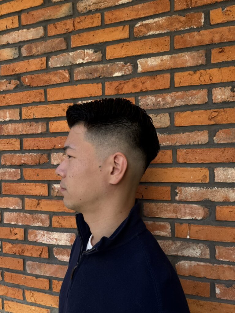 メンズ　ビジネス　フェザー　ショート