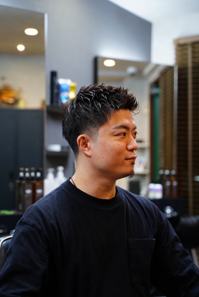 メンズ　ビジネス　フェザー　ショート
