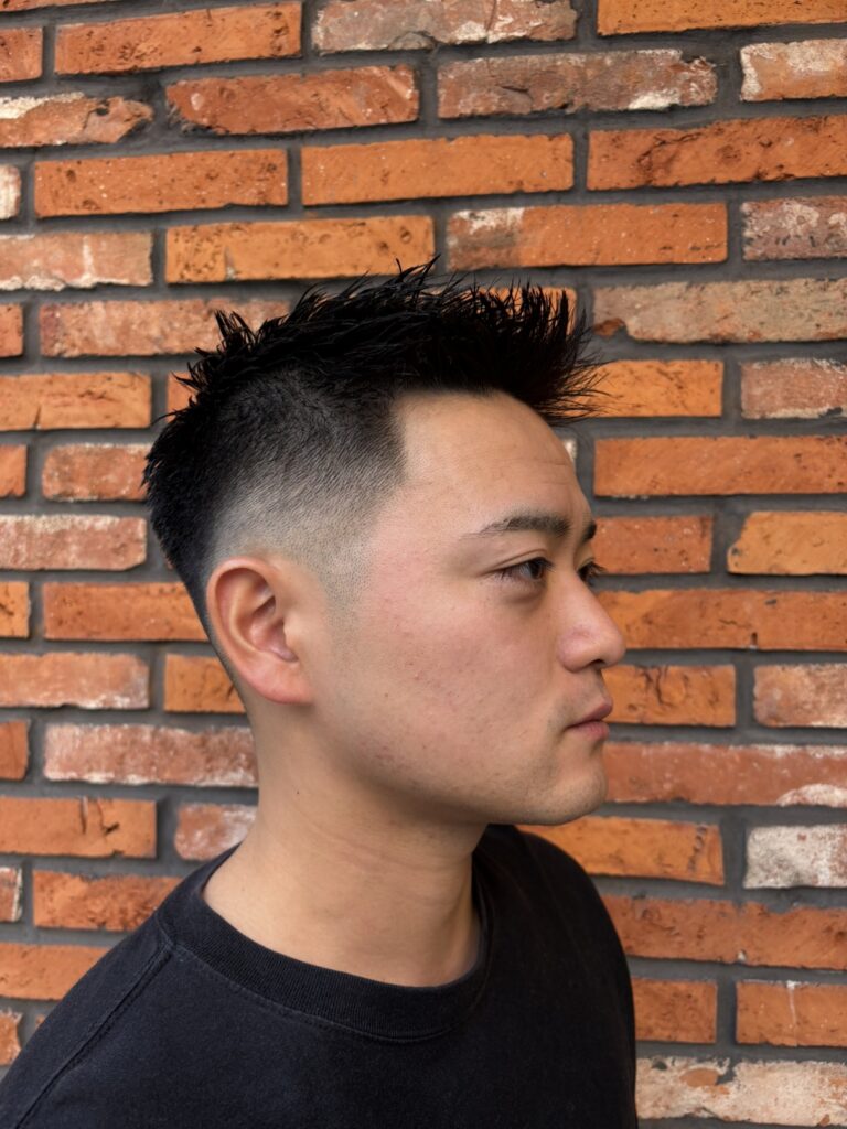 メンズ　ビジネス　フェザー　ショート